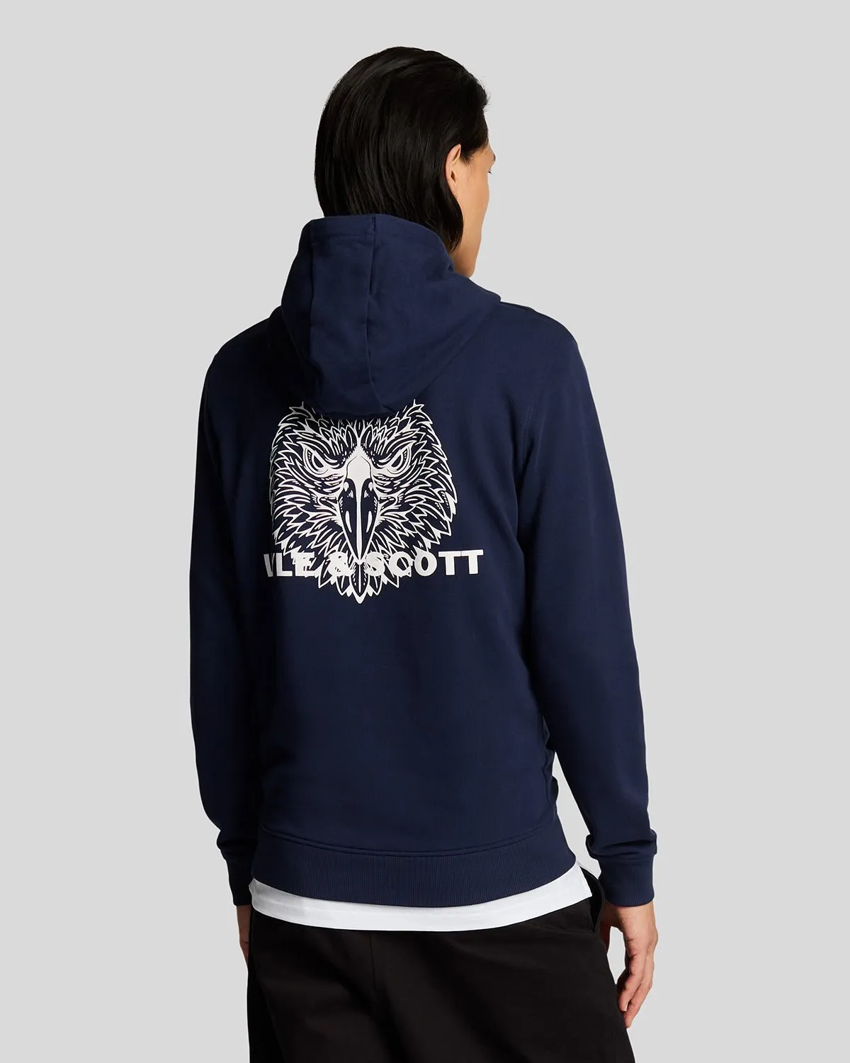 Eagle Head Pullover Hoodie sold by Lyle & Scott