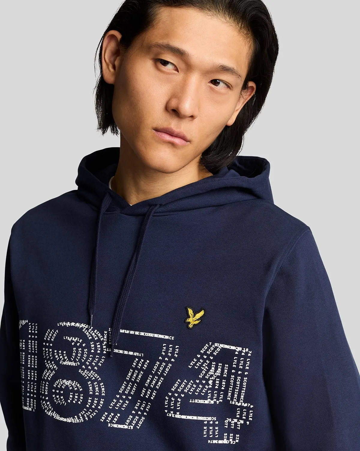 1874 Logo Pullover Hoodie sold by Lyle & Scott product image thumbnail 3