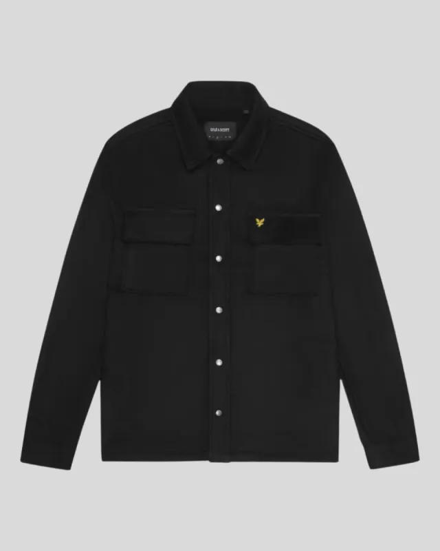 Brushed Overshirt sold by Lyle & Scott