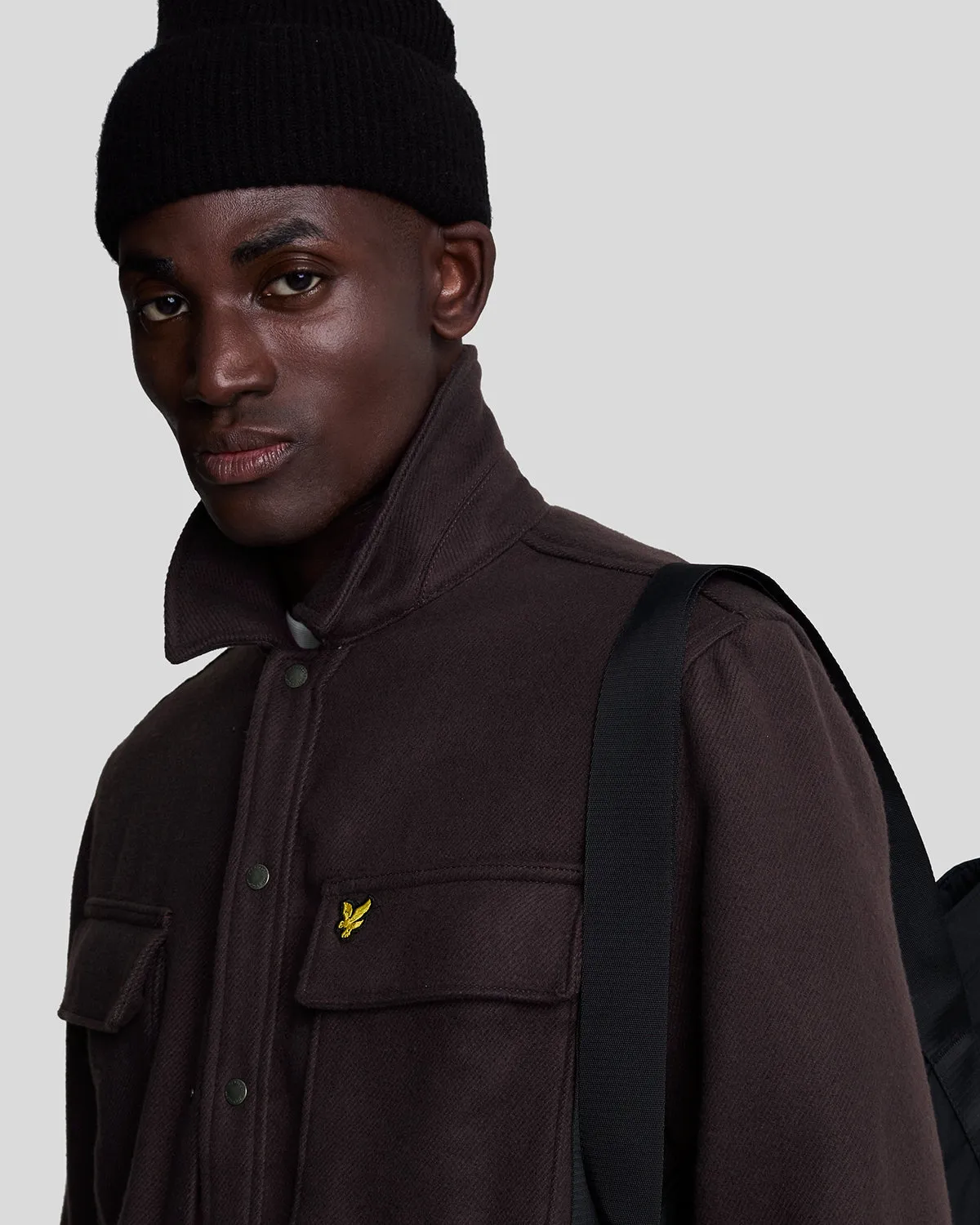 Brushed Overshirt sold by Lyle & Scott product image thumbnail 4