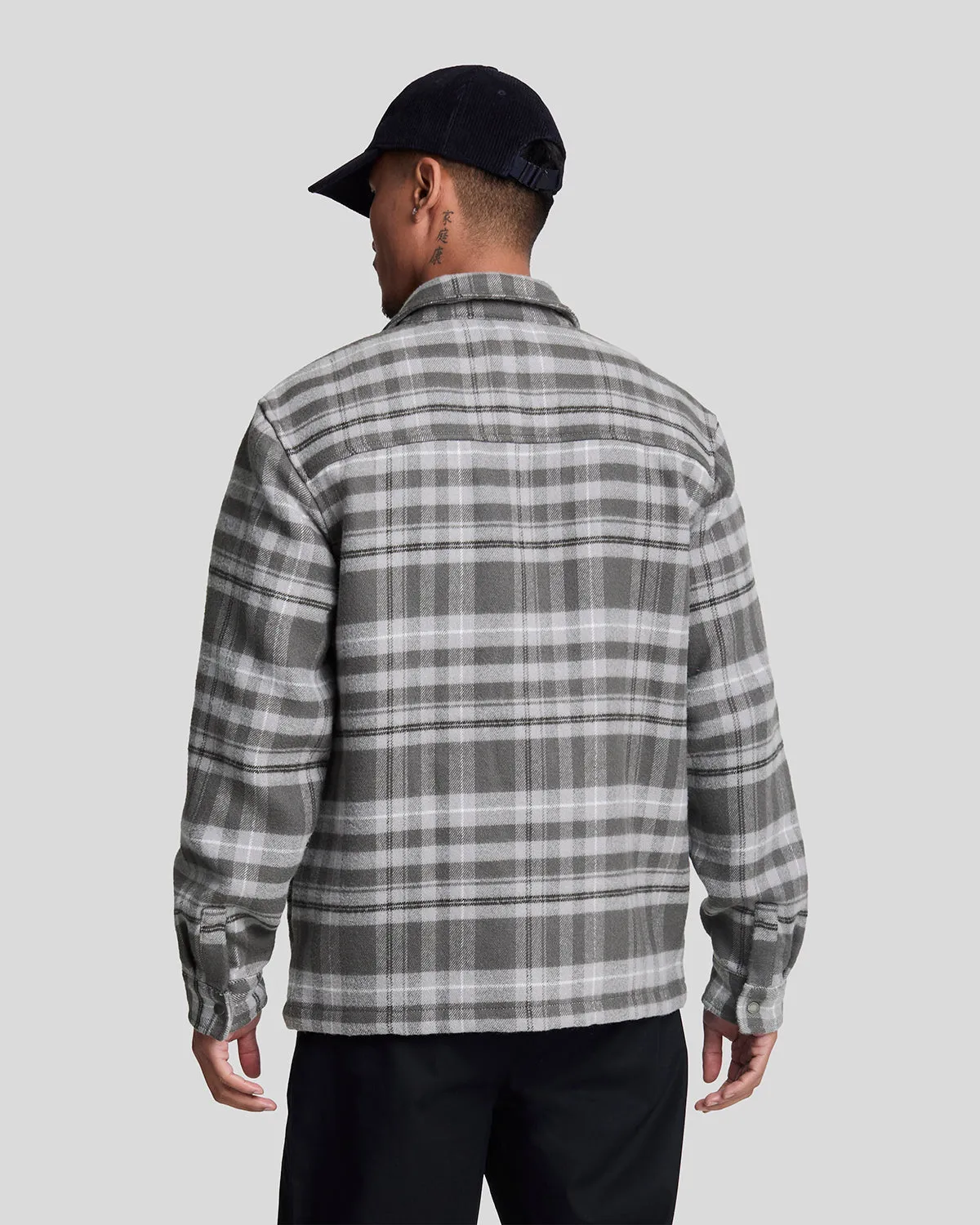 Brushed Tartan Overshirt sold by Lyle & Scott product image thumbnail 3