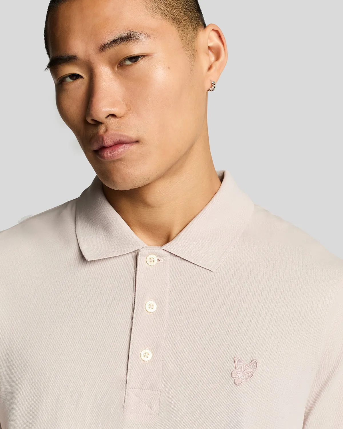 Tonal Eagle Polo Shirt sold by Lyle & Scott product image thumbnail 4