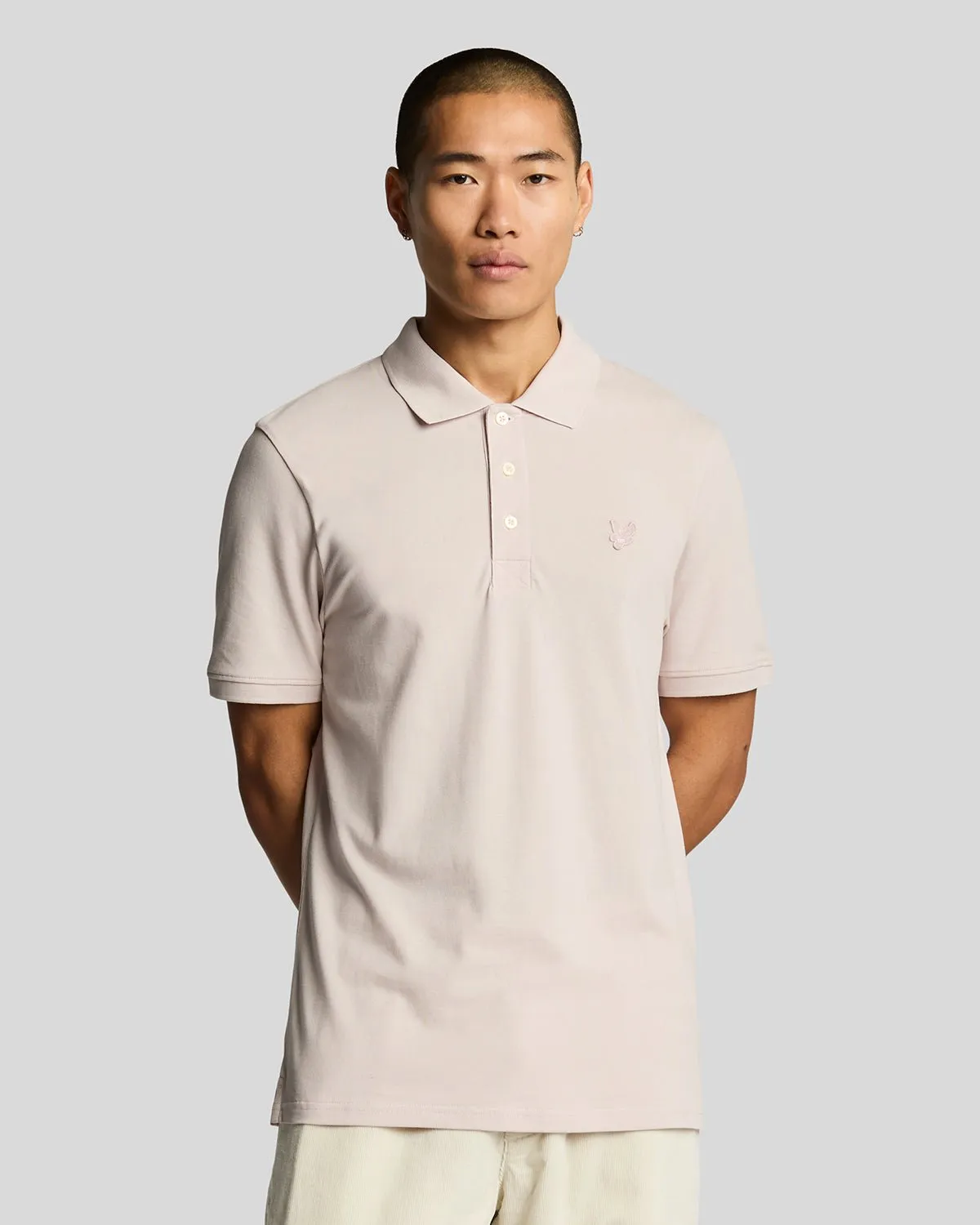 Tonal Eagle Polo Shirt sold by Lyle & Scott