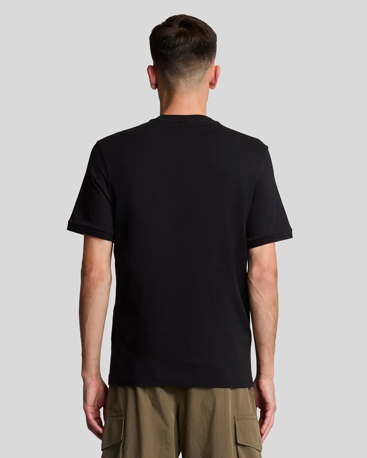 Ottoman Tipped T-Shirt sold by Lyle & Scott product image thumbnail 3
