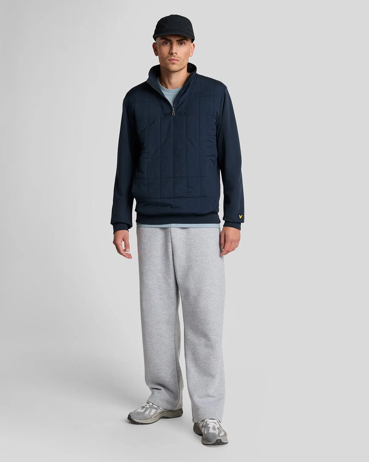 Hybrid Quilted 1/4 Zip Sweatshirt sold by Lyle & Scott product image thumbnail 2