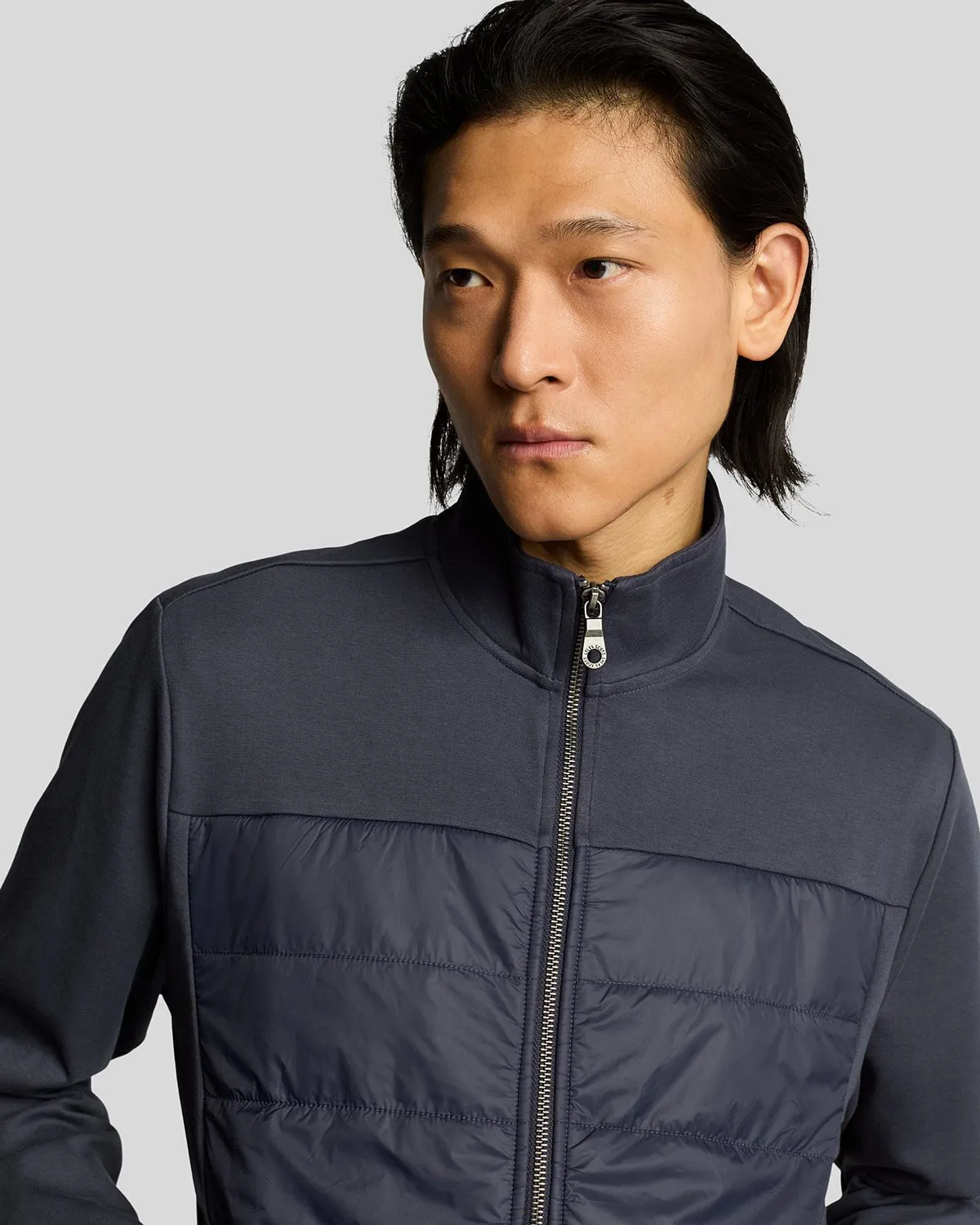 Interlock Hybrid Panelled Bomber Jacket sold by Lyle & Scott product image thumbnail 4