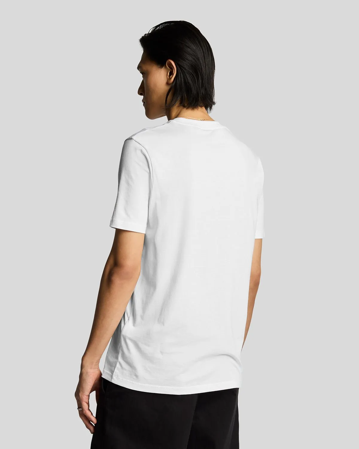 Tonal Eagle Superfine Cotton T-Shirt sold by Lyle & Scott product image thumbnail 3