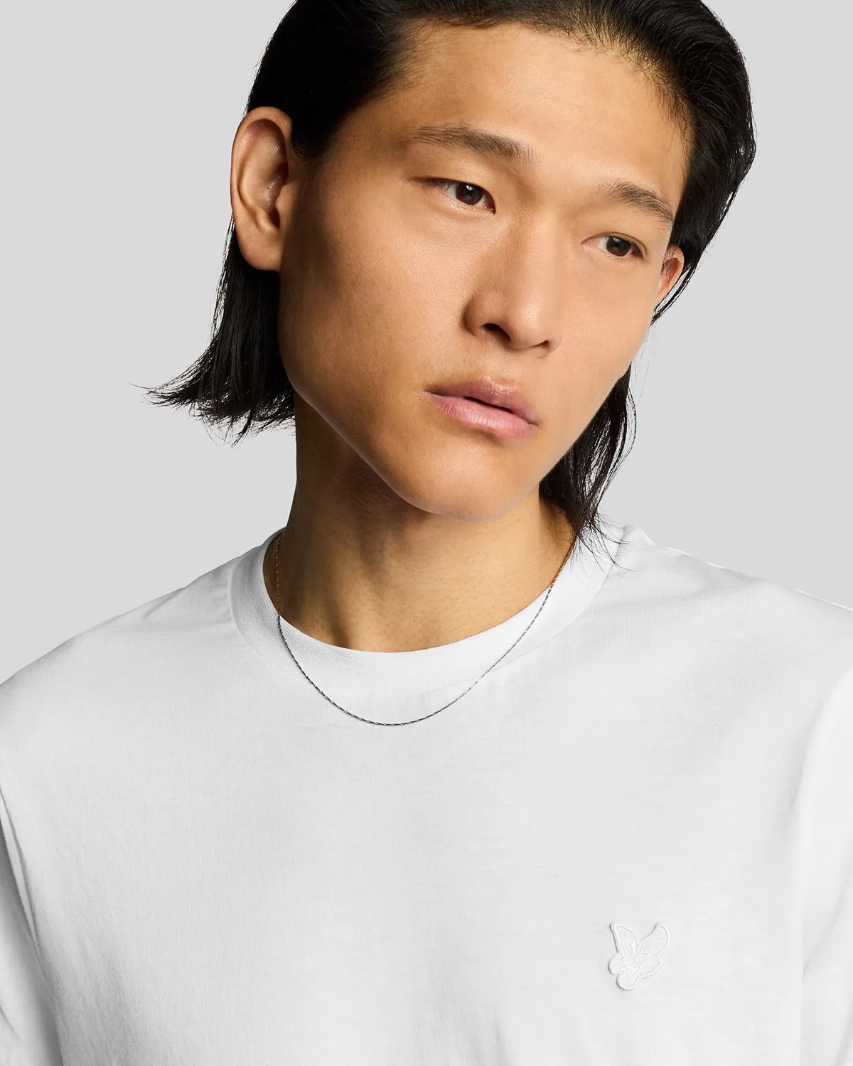 Tonal Eagle Superfine Cotton T-Shirt sold by Lyle & Scott product image thumbnail 4