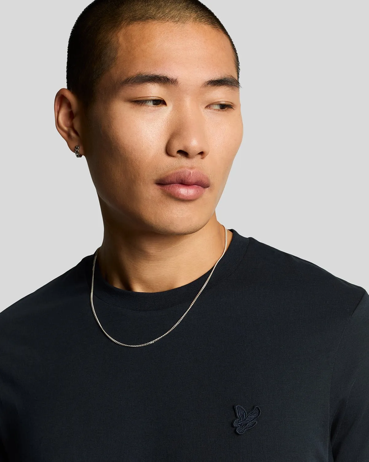 Tonal Eagle Superfine Cotton T-Shirt sold by Lyle & Scott product image thumbnail 4