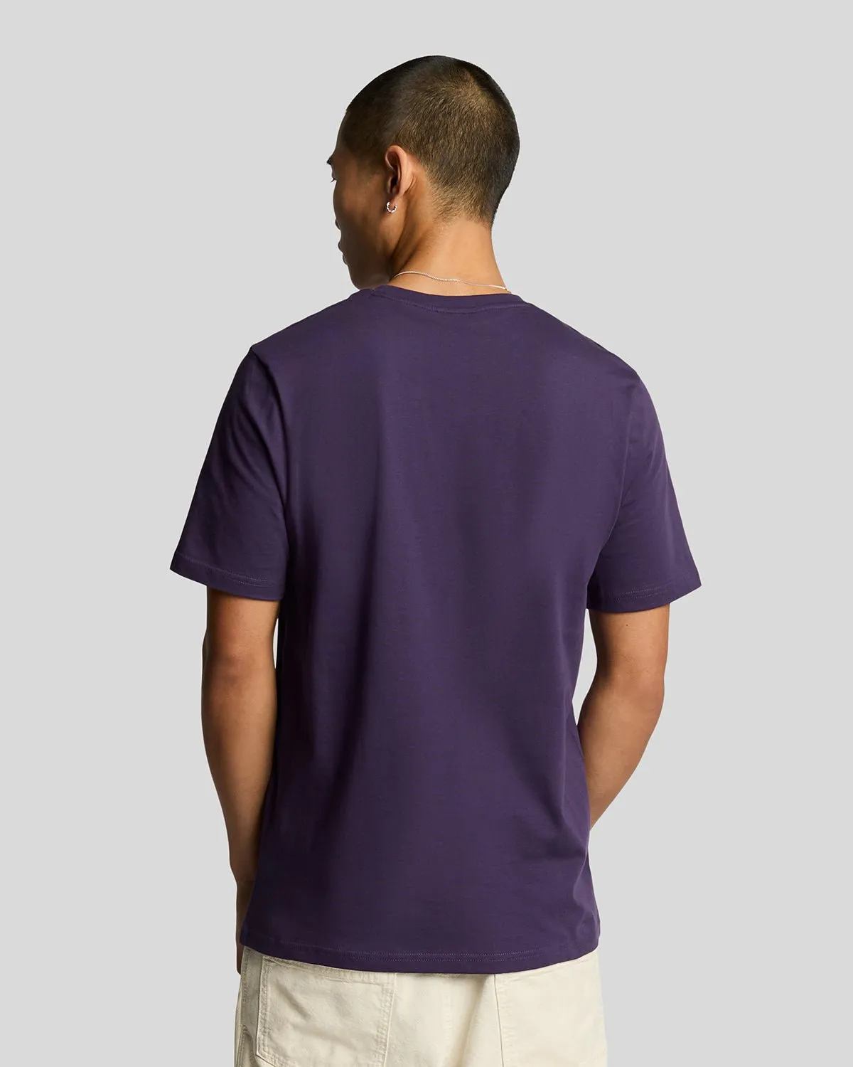 Cotton Crew Neck T-Shirt sold by Lyle & Scott product image thumbnail 4