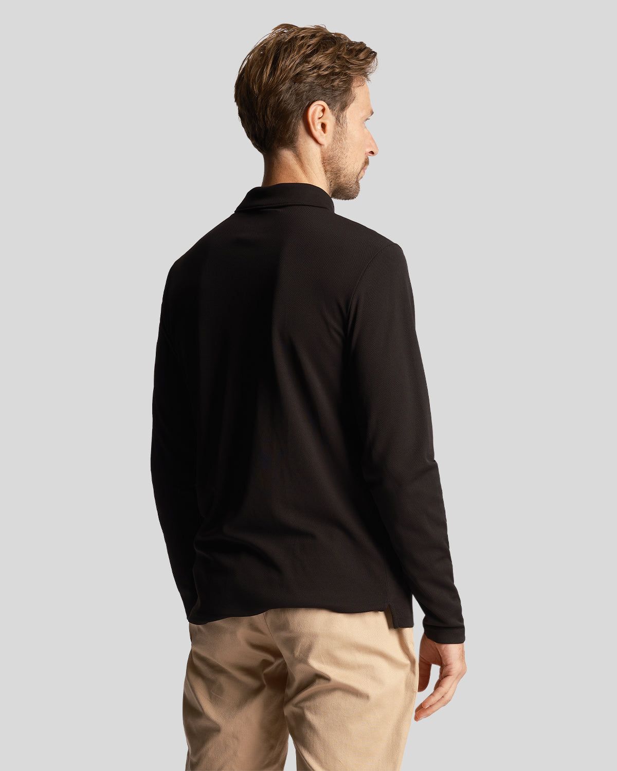 Golf Long Sleeve Technical Polo Shirt sold by Lyle & Scott product image thumbnail 3