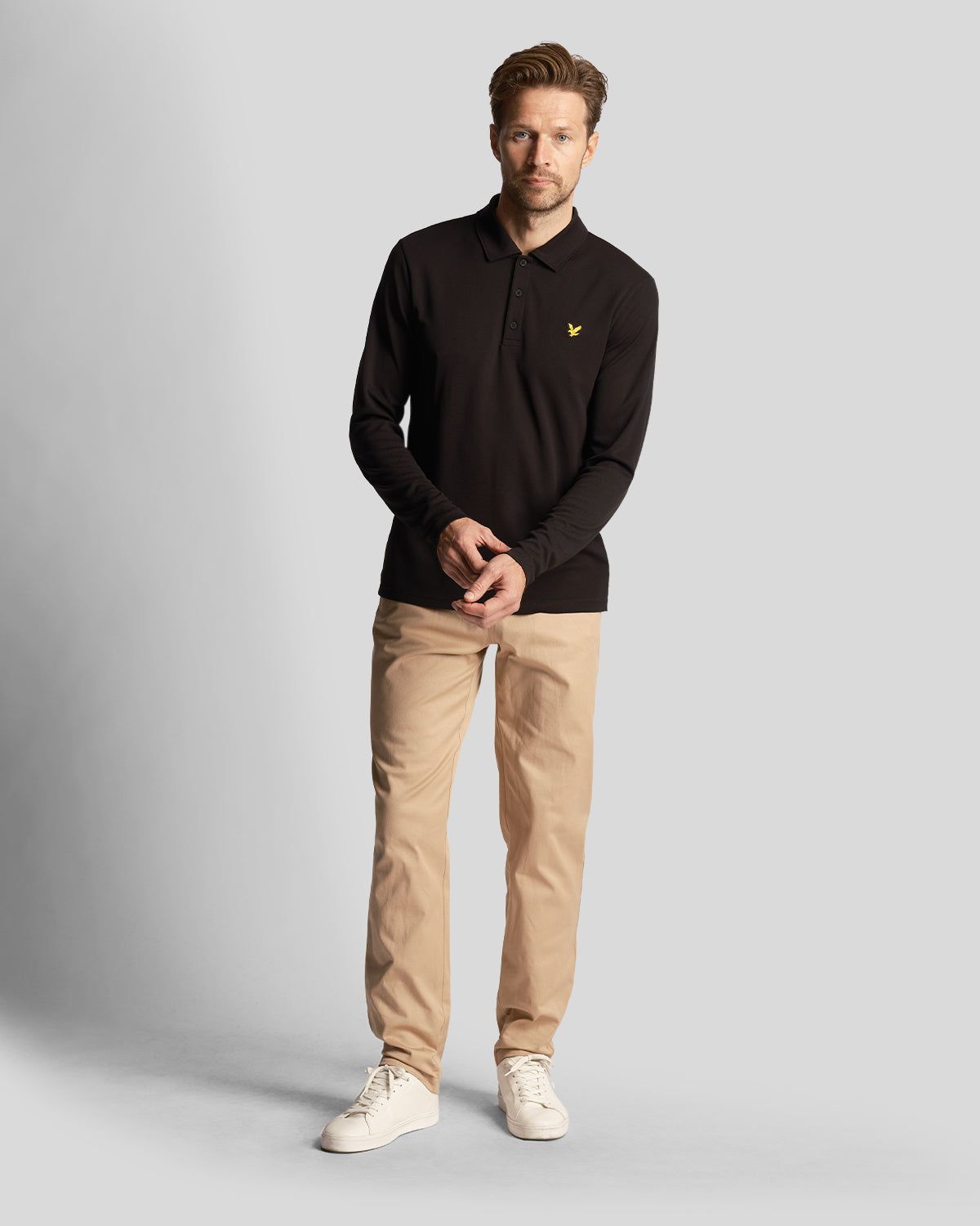 Golf Long Sleeve Technical Polo Shirt sold by Lyle & Scott product image thumbnail 2