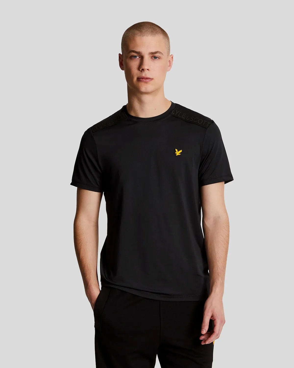 Sports Shoulder Branded T-Shirt sold by Lyle & Scott