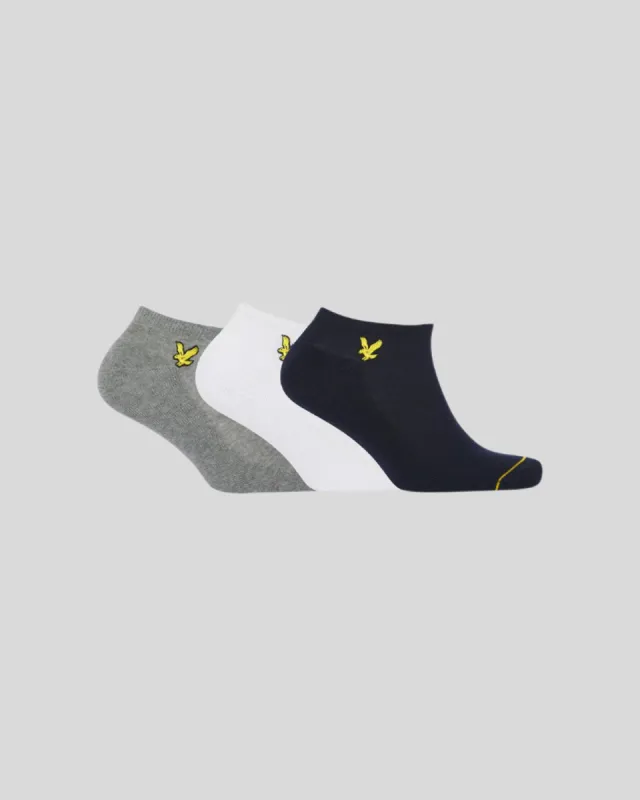 3 Pack Ankle Socks made by Lyle & Scott
