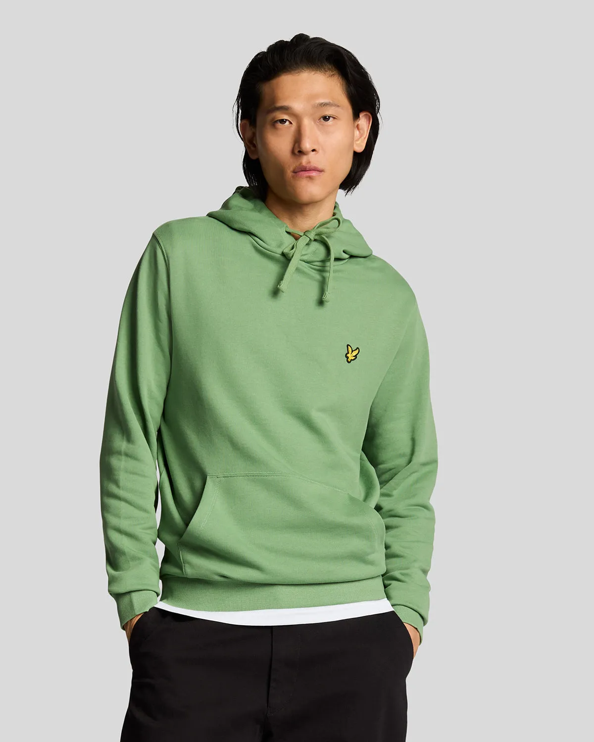 Loopback Cotton Hoodie sold by Lyle & Scott