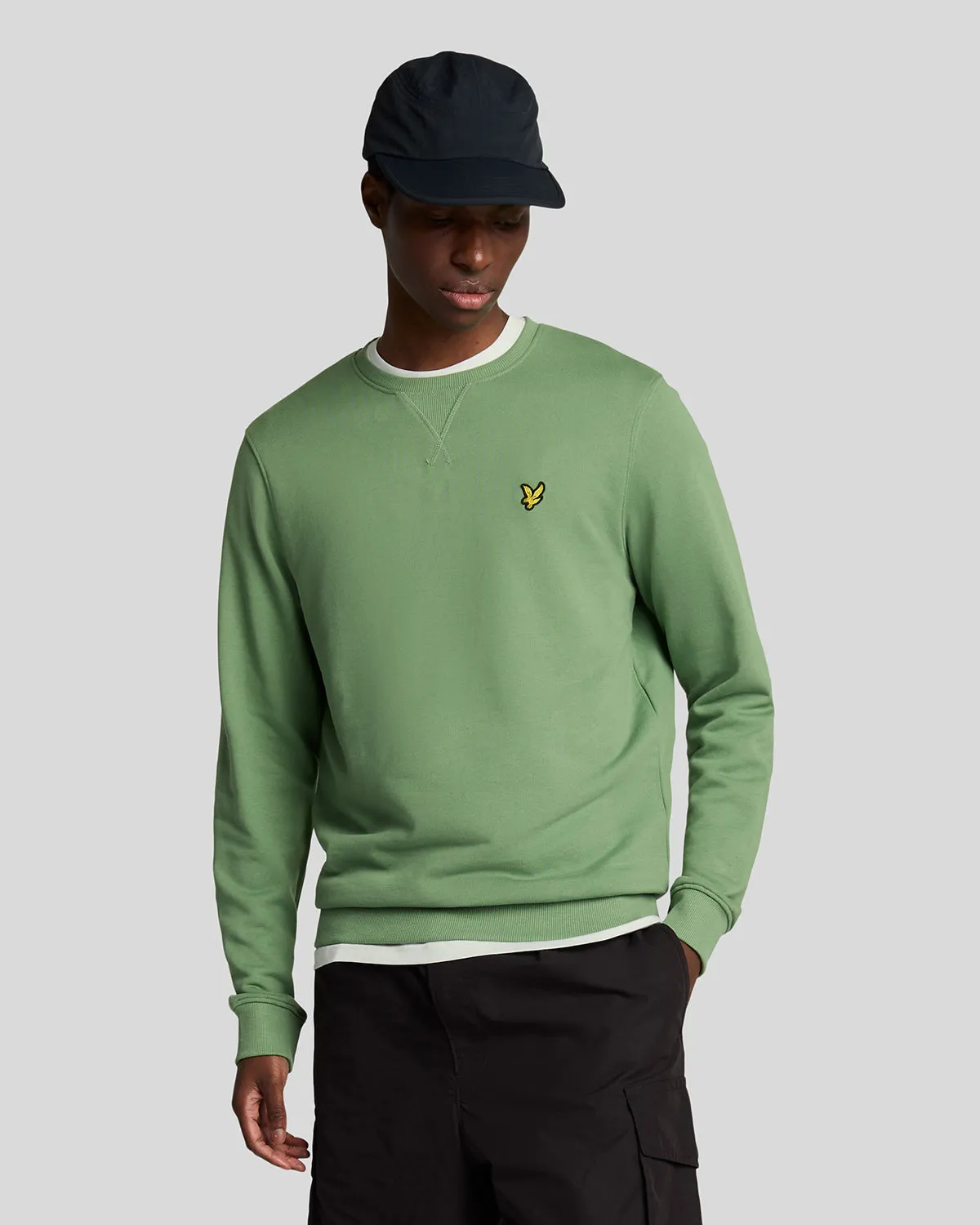 Cotton Crew Neck Sweatshirt sold by Lyle & Scott