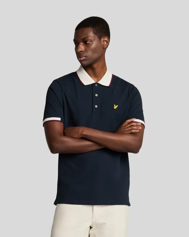 Half Tipped Polo Shirt sold by Lyle & Scott