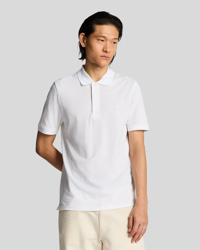 Superfine Cotton Polo Shirt sold by Lyle & Scott