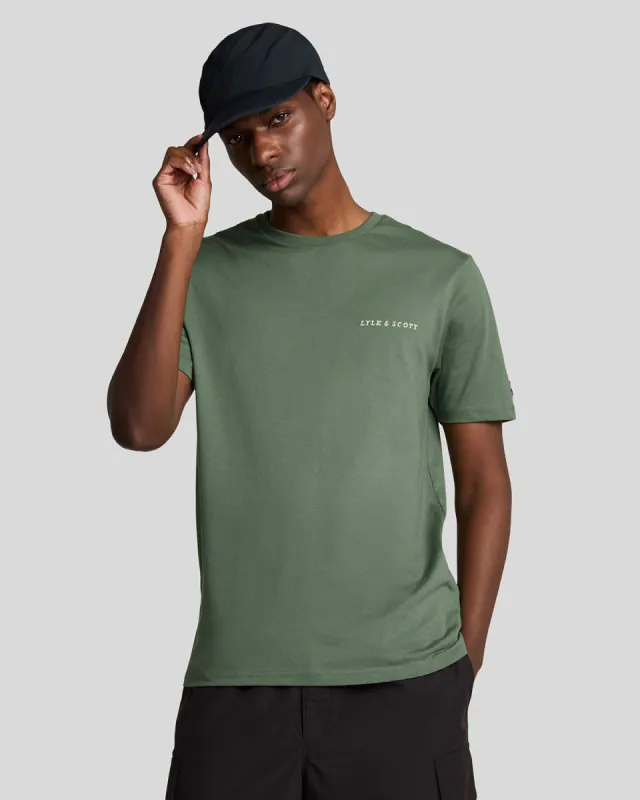 Embroidered Logo Cotton T-Shirt sold by Lyle & Scott