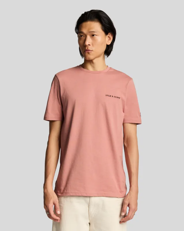 Embroidered Logo Cotton T-Shirt sold by Lyle & Scott