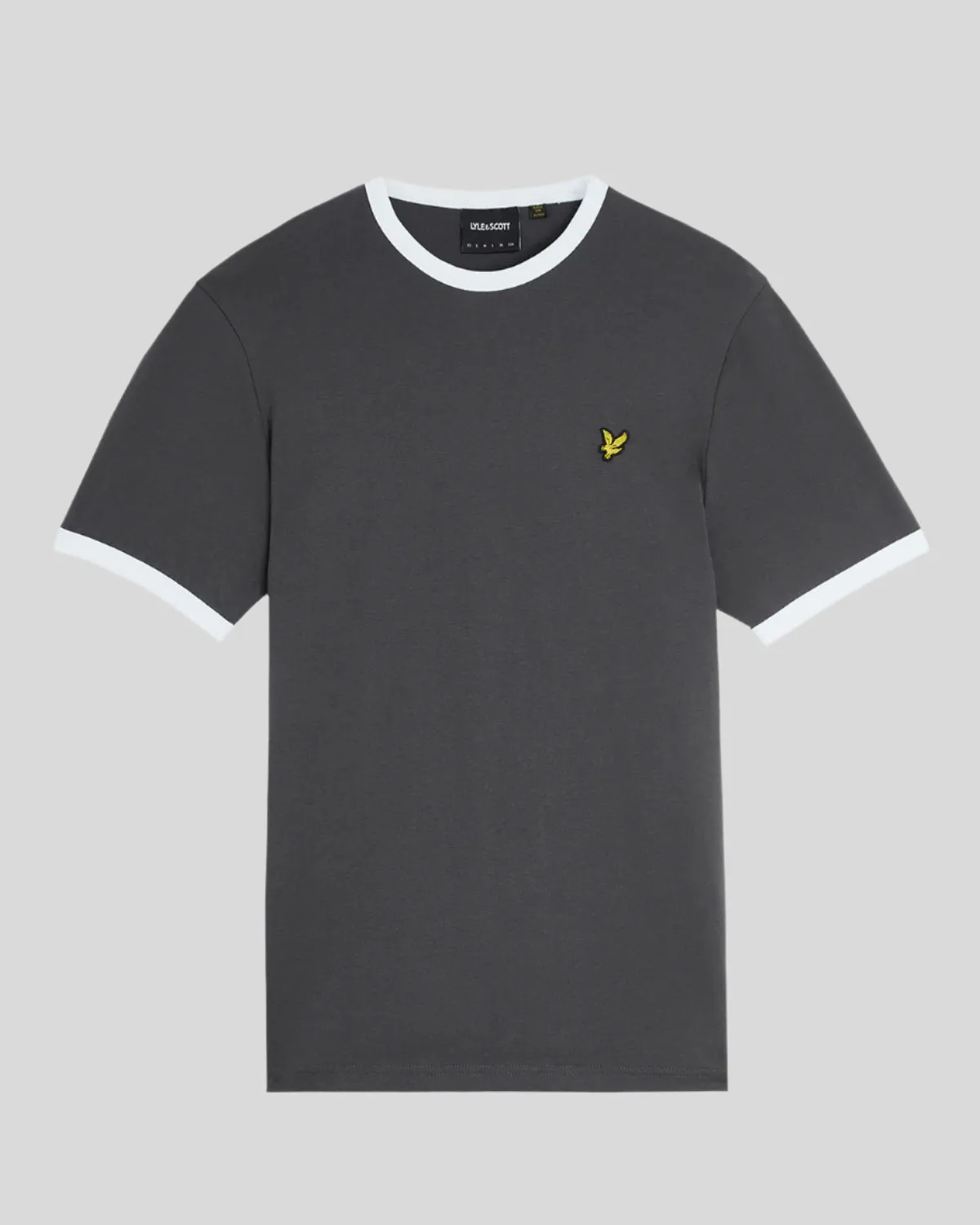 Ringer Cotton Crew Neck T-Shirt sold by Lyle & Scott product image thumbnail 5