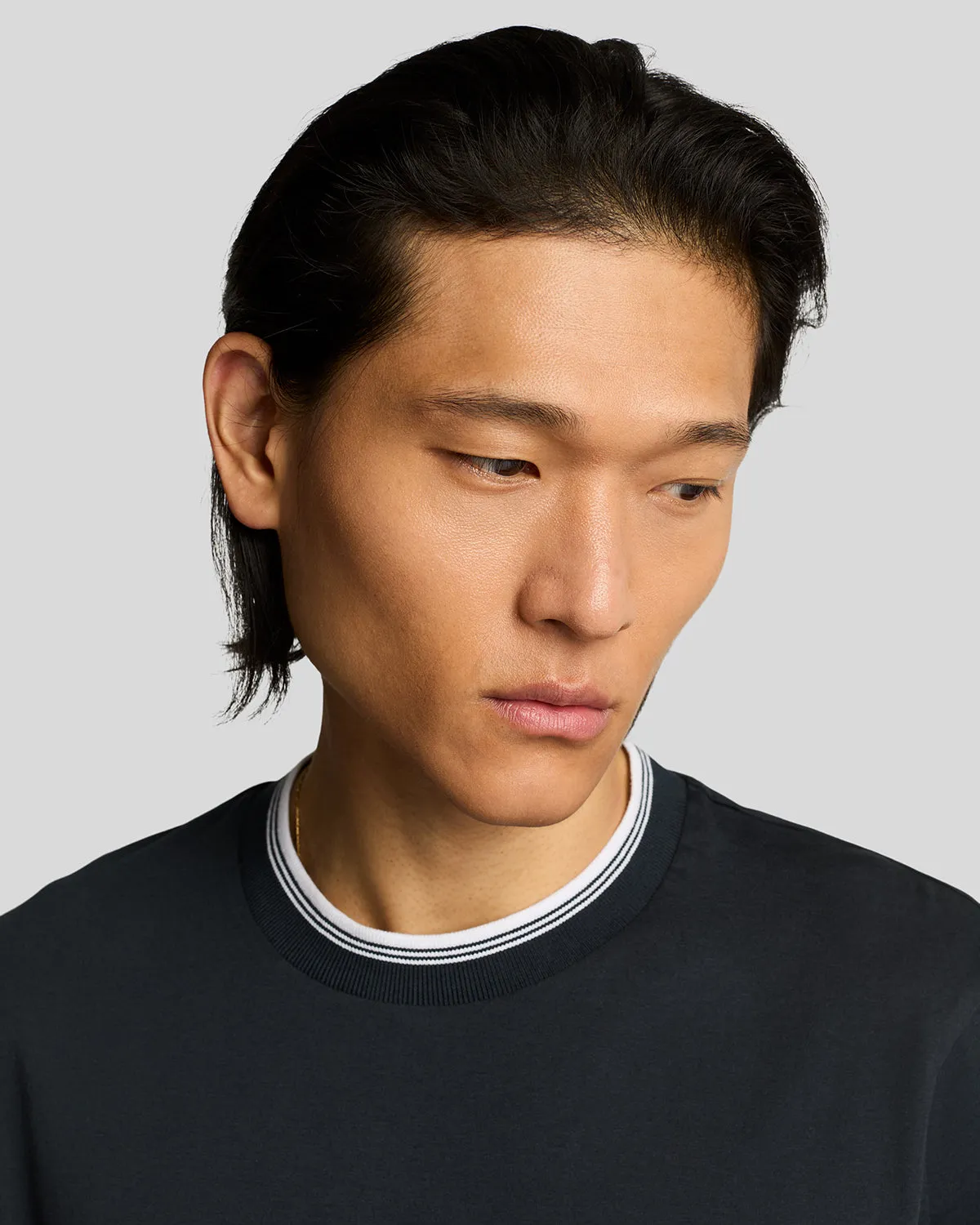 Superfine Cotton Tipped T-Shirt sold by Lyle & Scott product image thumbnail 4