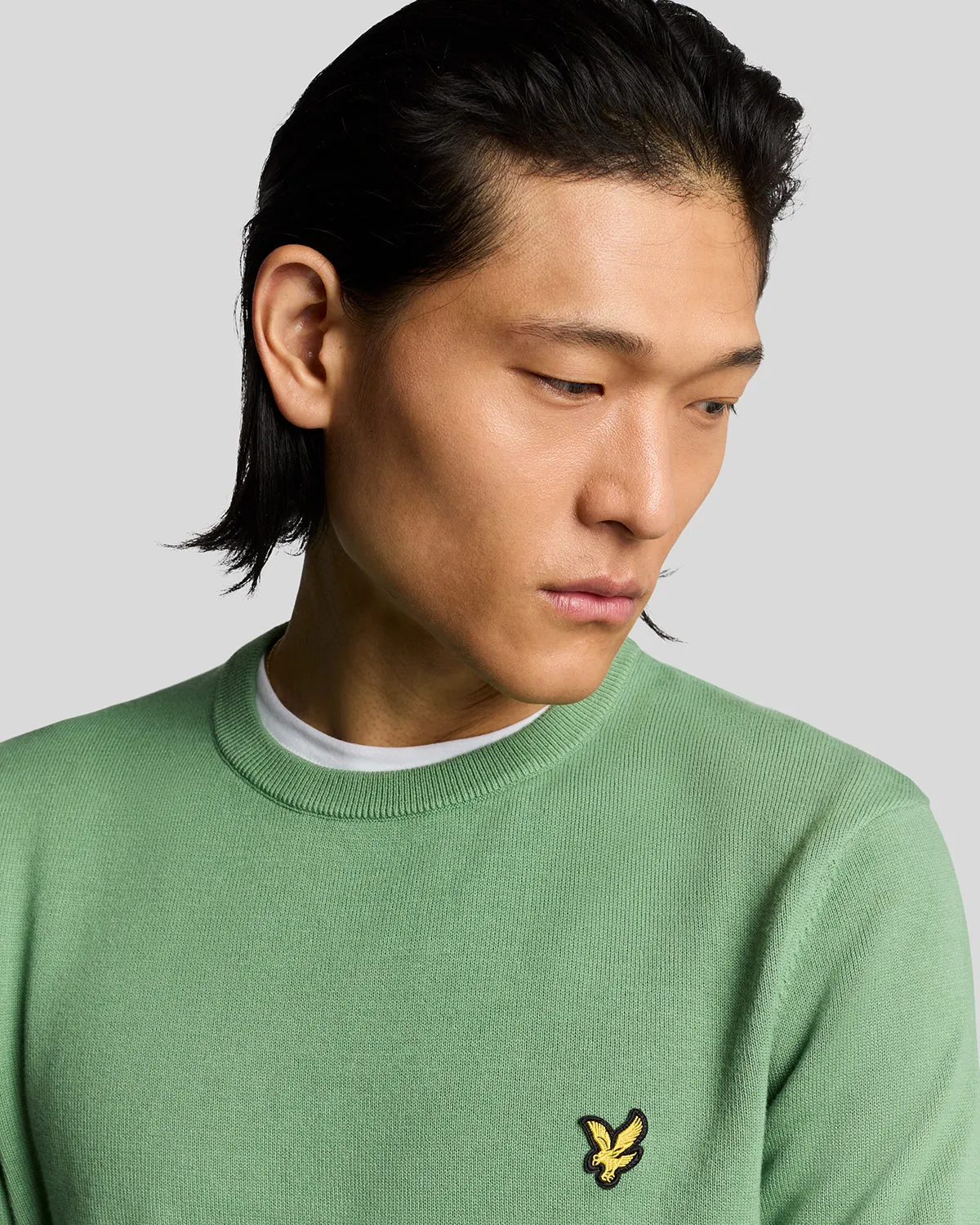 Cotton Crew Neck Jumper sold by Lyle & Scott product image thumbnail 4