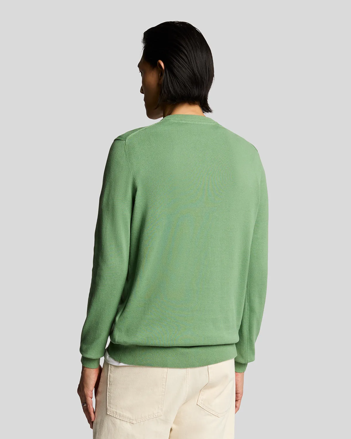 Cotton Crew Neck Jumper sold by Lyle & Scott product image thumbnail 3