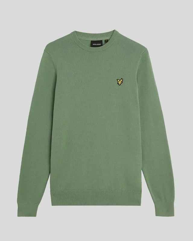 Cotton Crew Neck Jumper sold by Lyle & Scott product image thumbnail 5