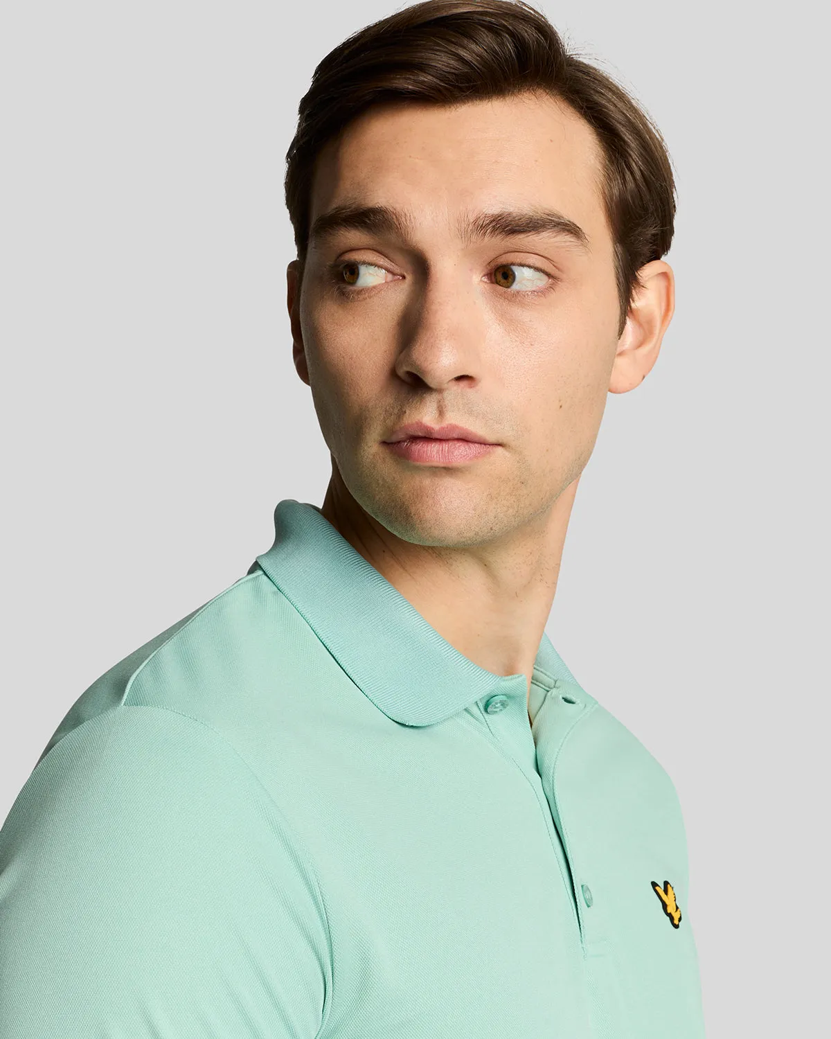 Technical Polo Shirt sold by Lyle & Scott product image thumbnail 4