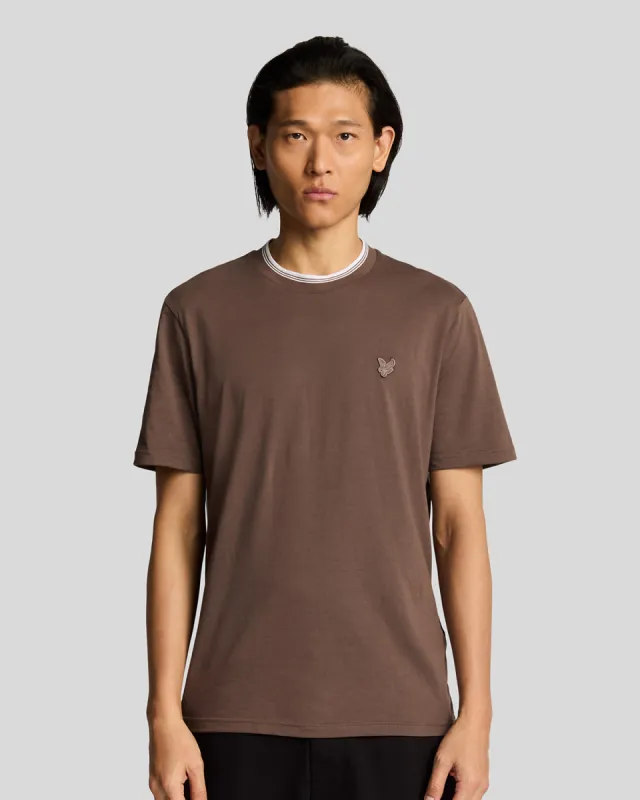 Superfine Cotton Tipped T-Shirt sold by Lyle & Scott