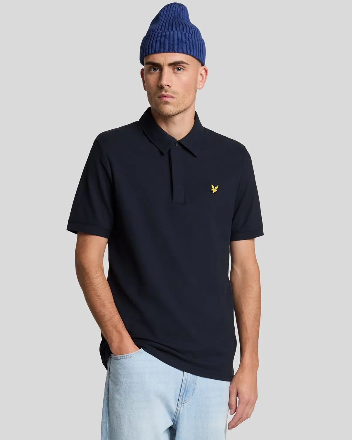 Shirt Collar Pique Polo Shirt sold by Lyle & Scott