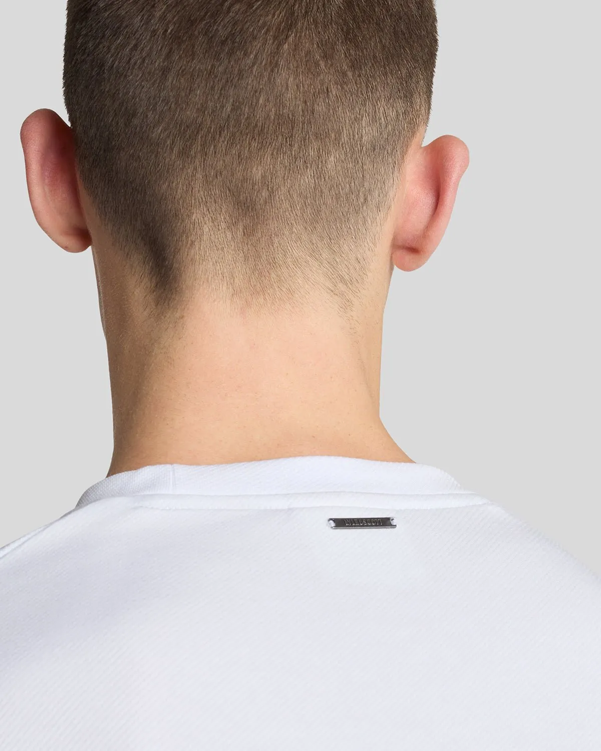 Twill Texture Crew Neck T-Shirt sold by Lyle & Scott product image thumbnail 4