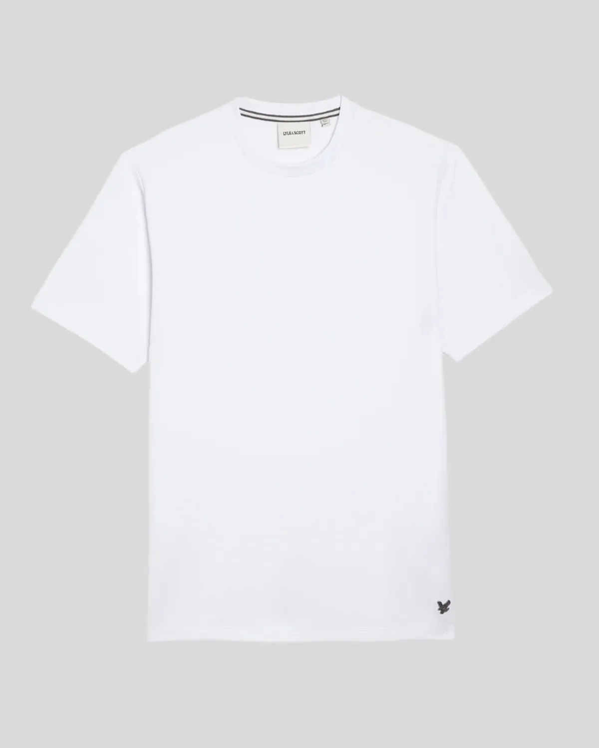 Twill Texture Crew Neck T-Shirt sold by Lyle & Scott product image thumbnail 5