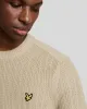 Ribbed Crew Neck Jumper sold by Lyle & Scott
