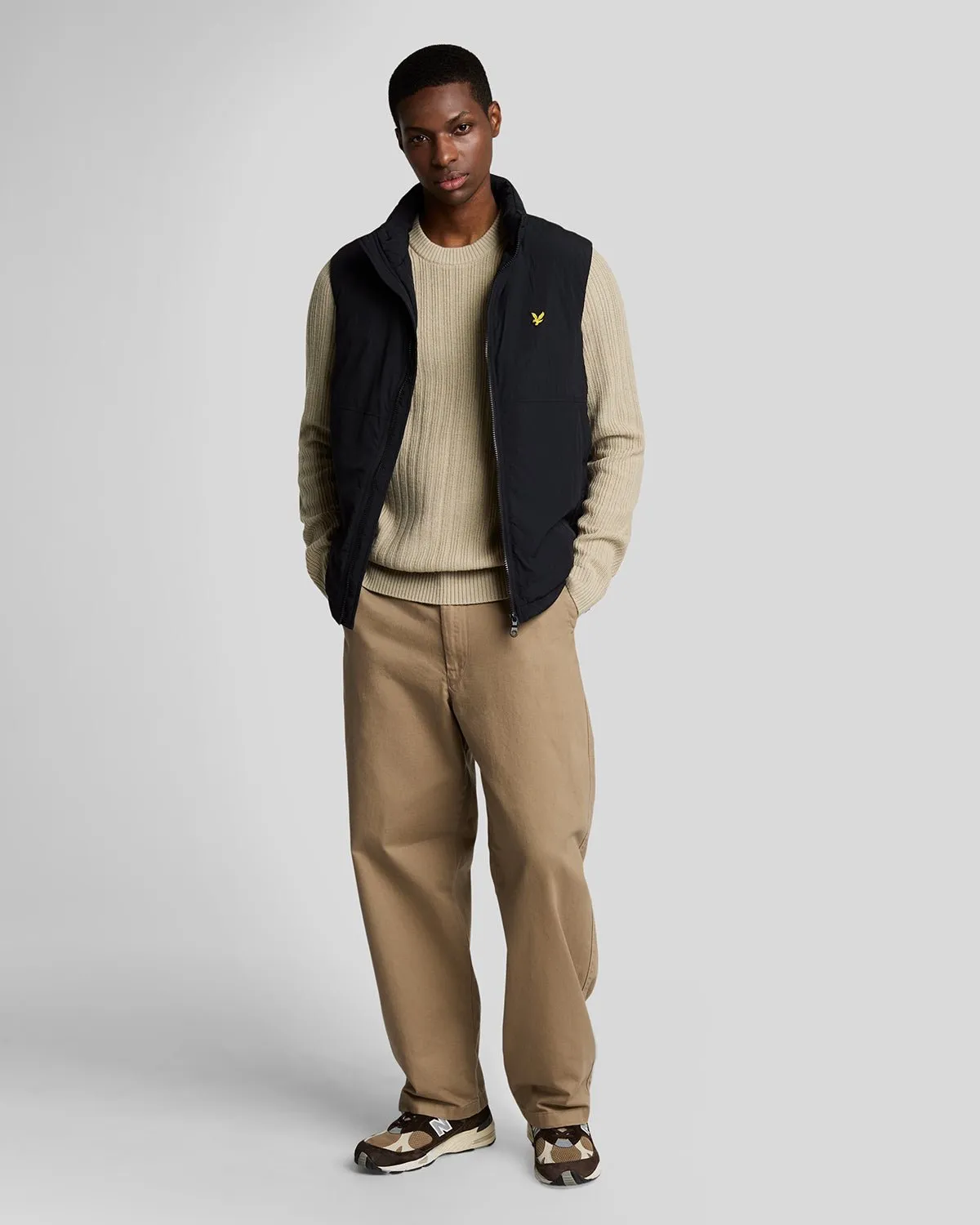 Ribbed Crew Neck Jumper sold by Lyle & Scott product image thumbnail 2