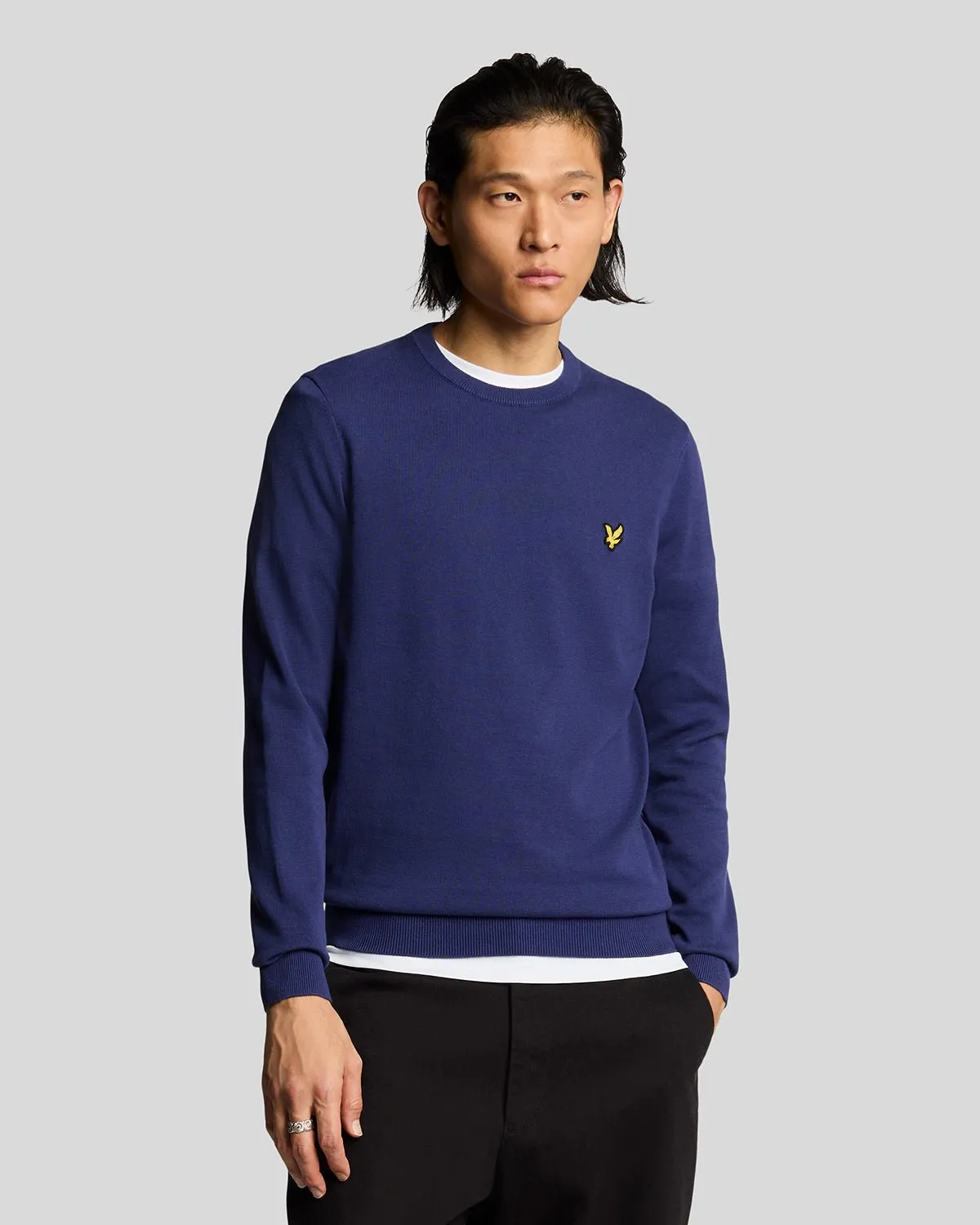 Cotton Crew Neck Jumper sold by Lyle & Scott