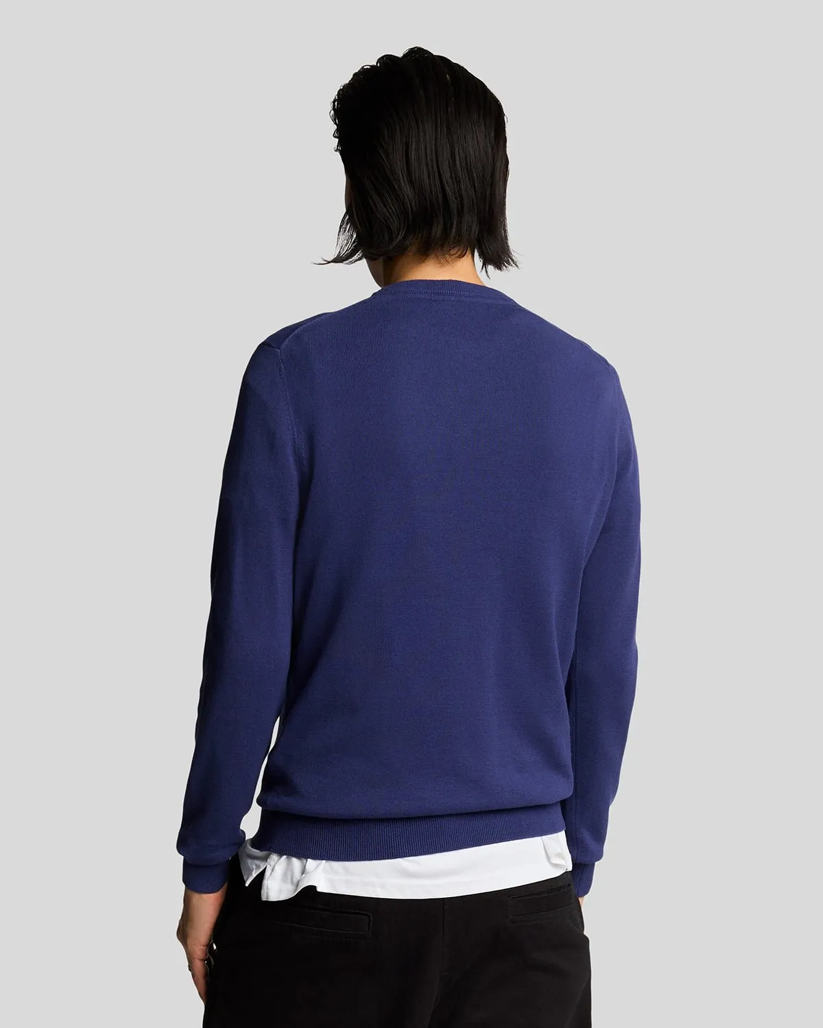Cotton Crew Neck Jumper sold by Lyle & Scott product image thumbnail 3