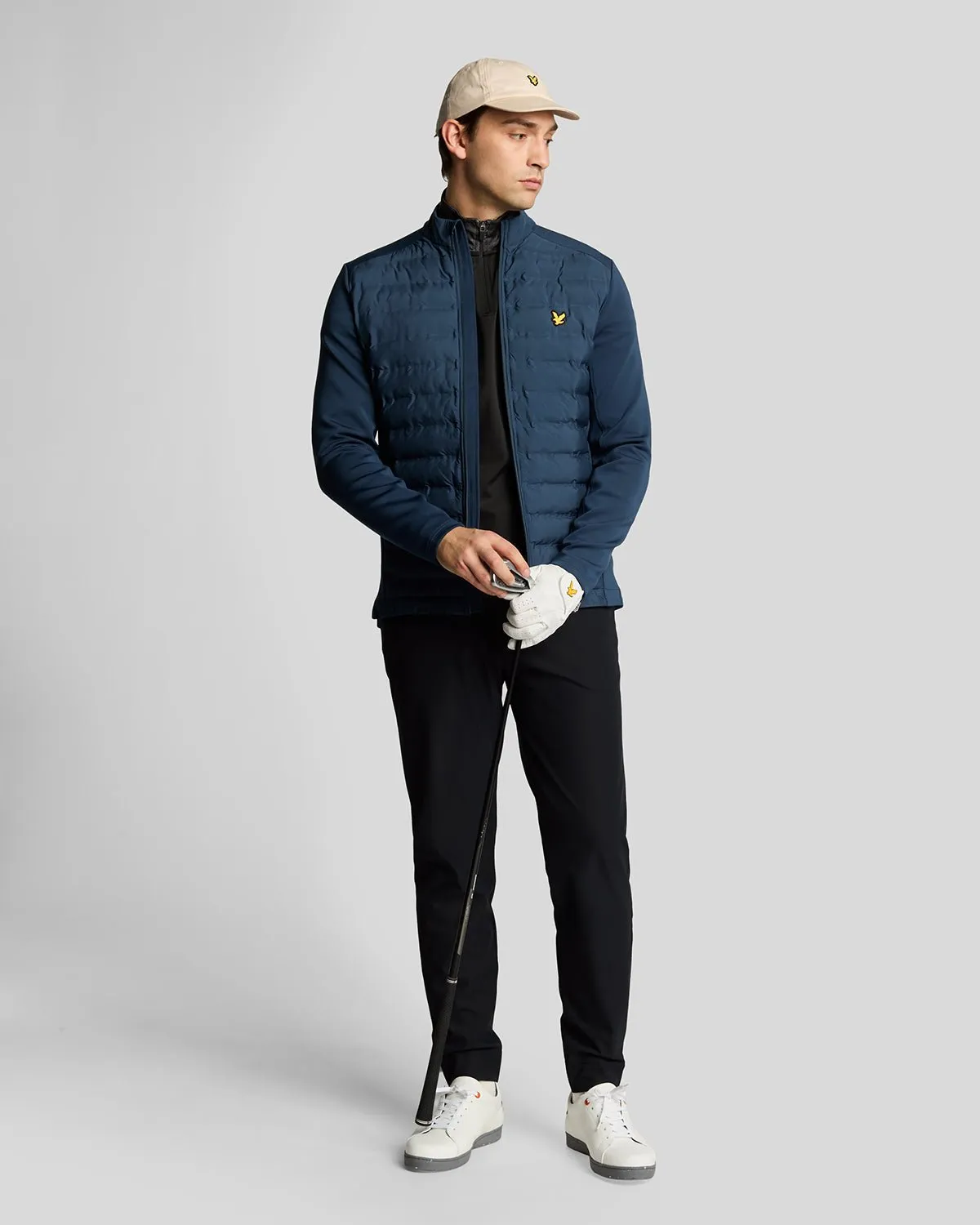 Hybrid Quilted Zip Jacket sold by Lyle & Scott product image thumbnail 2