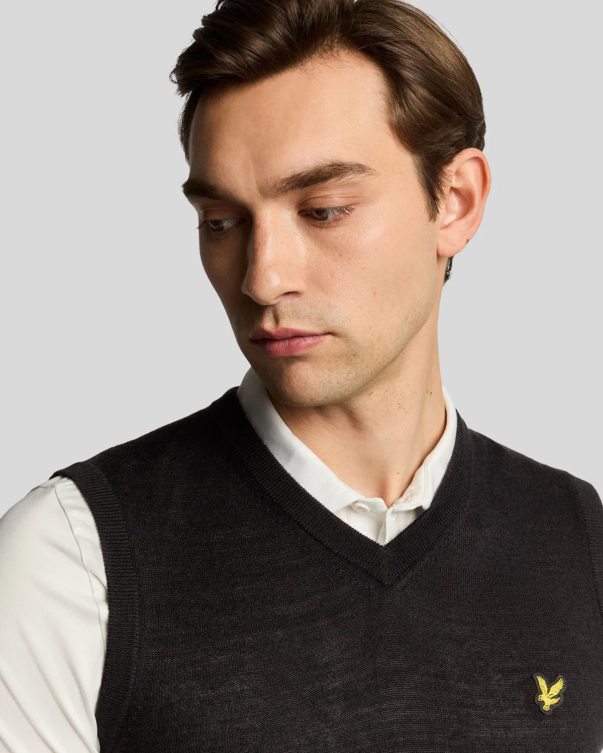 Golf Wool Blend Vest sold by Lyle & Scott product image thumbnail 4