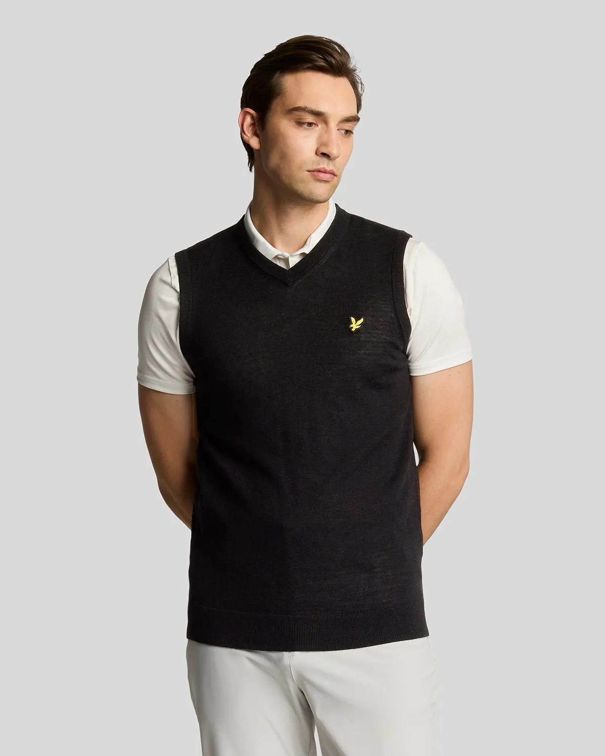 Golf Wool Blend Vest sold by Lyle & Scott