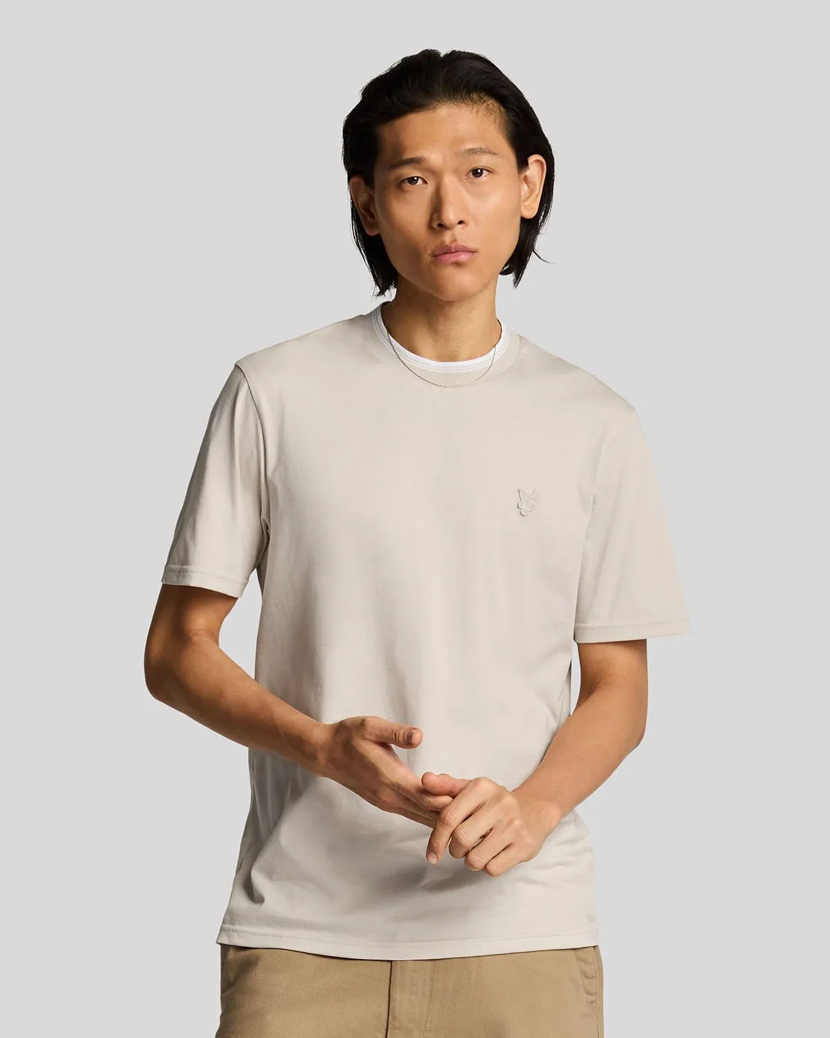 Superfine Cotton Tipped T-Shirt sold by Lyle & Scott