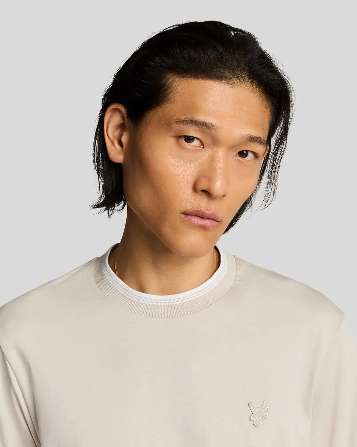 Superfine Cotton Tipped T-Shirt sold by Lyle & Scott product image thumbnail 4