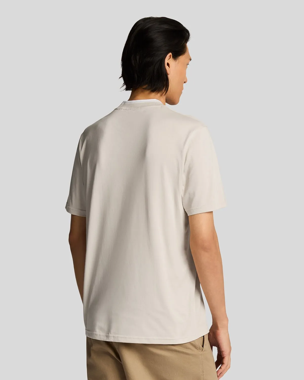 Superfine Cotton Tipped T-Shirt sold by Lyle & Scott product image thumbnail 3