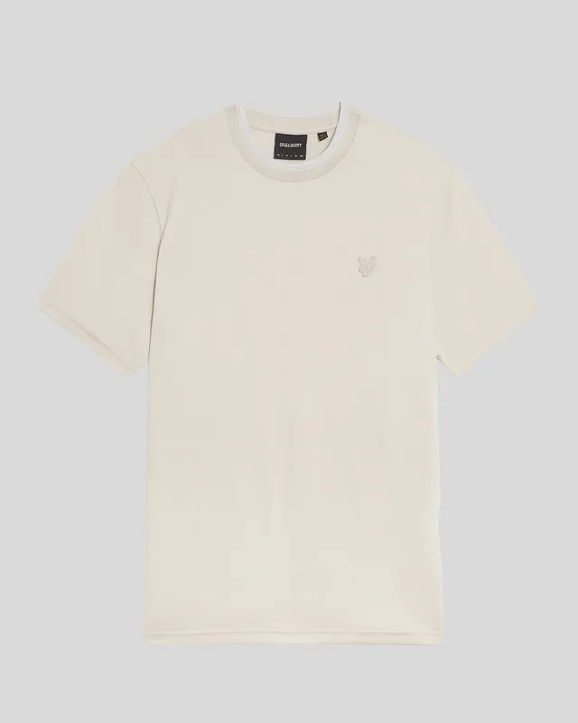 Superfine Cotton Tipped T-Shirt sold by Lyle & Scott product image thumbnail 5