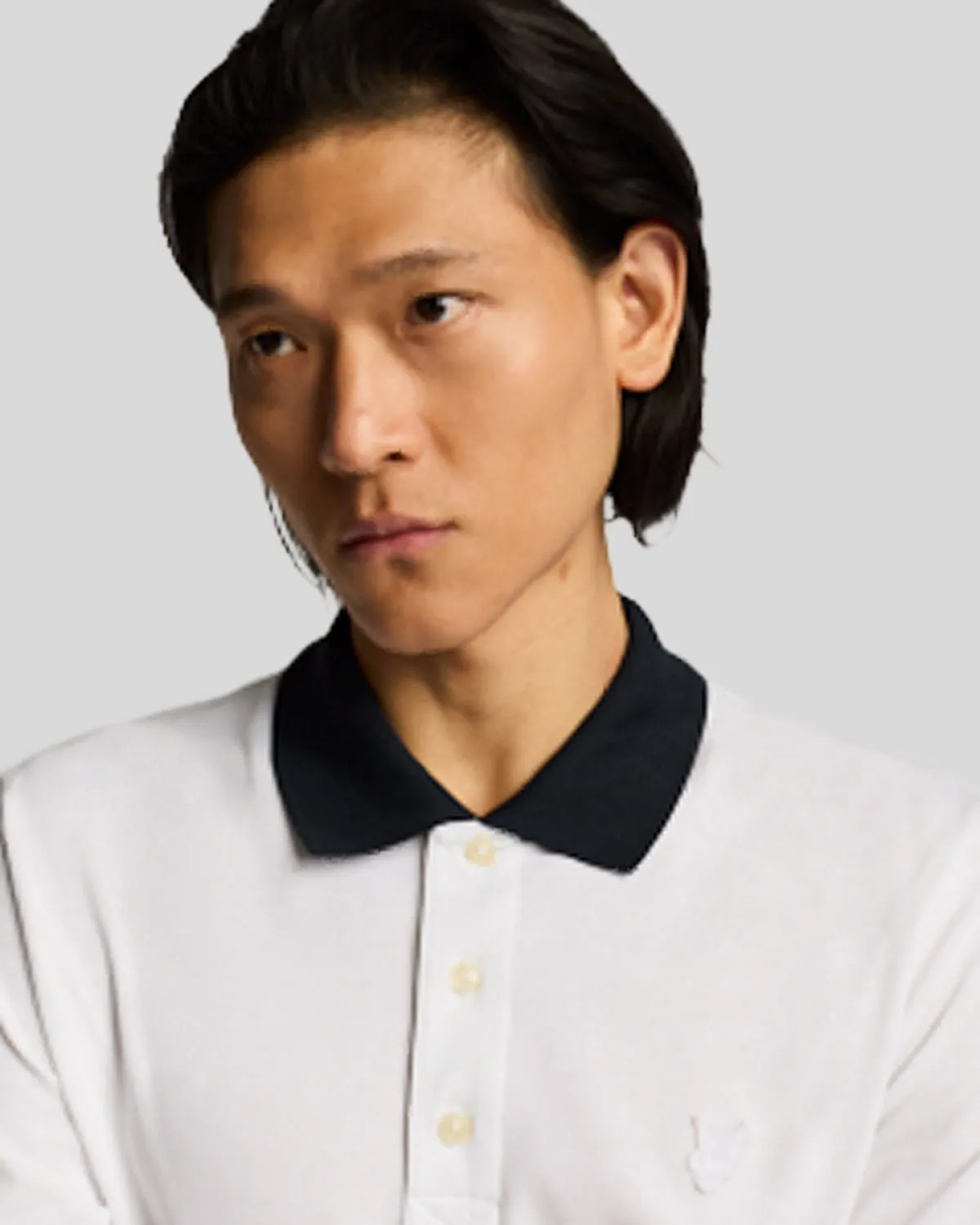 Superfine Cotton Contrast Polo Shirt sold by Lyle & Scott product image thumbnail 4