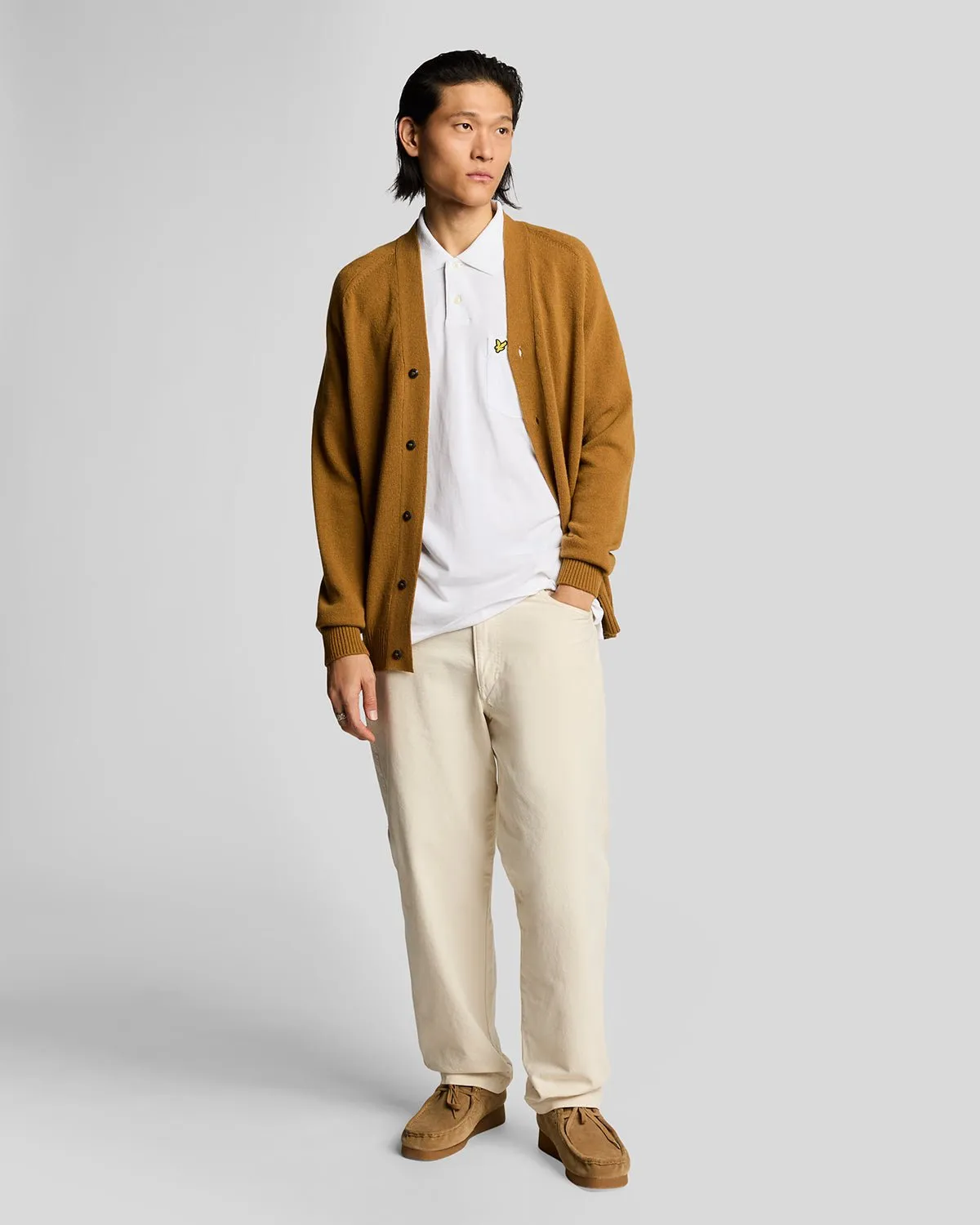 Linen Blend Polo Shirt sold by Lyle & Scott product image thumbnail 2