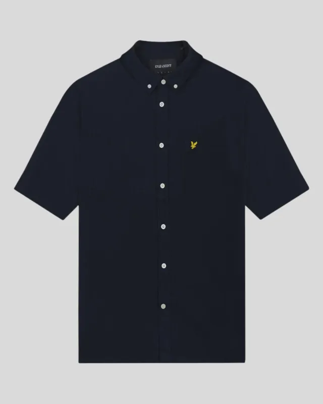 Short Sleeve Oxford Shirt sold by Lyle & Scott