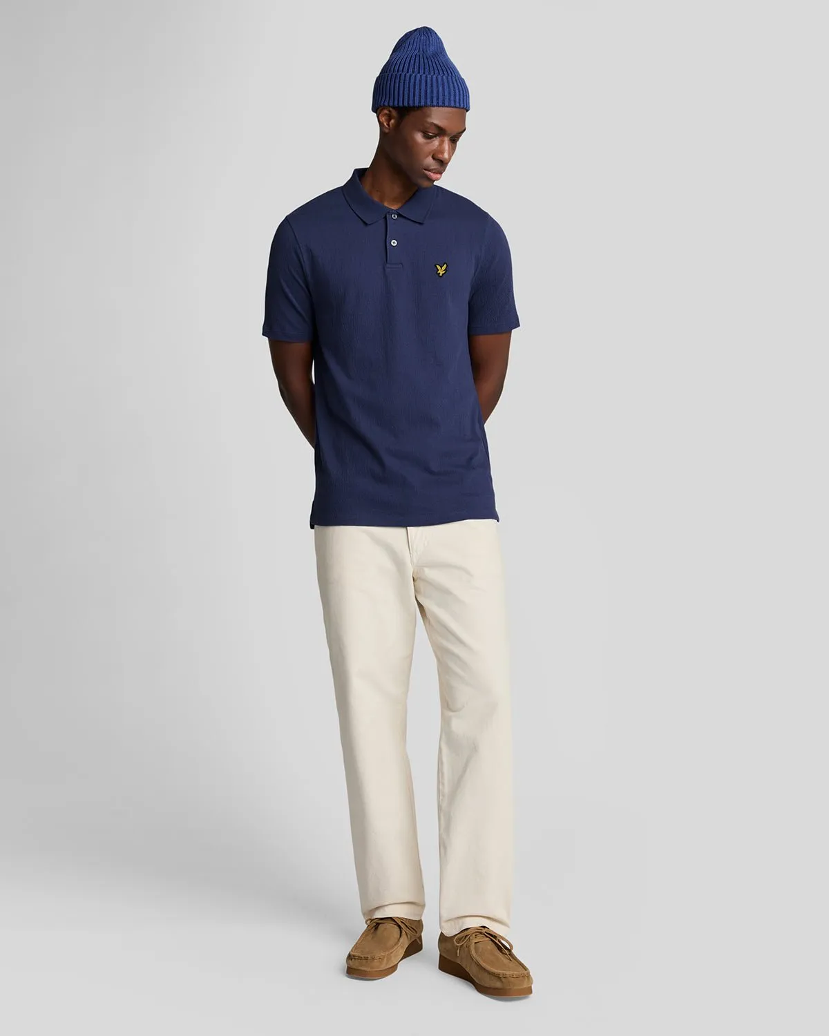 Crepe Polo Shirt sold by Lyle & Scott product image thumbnail 2