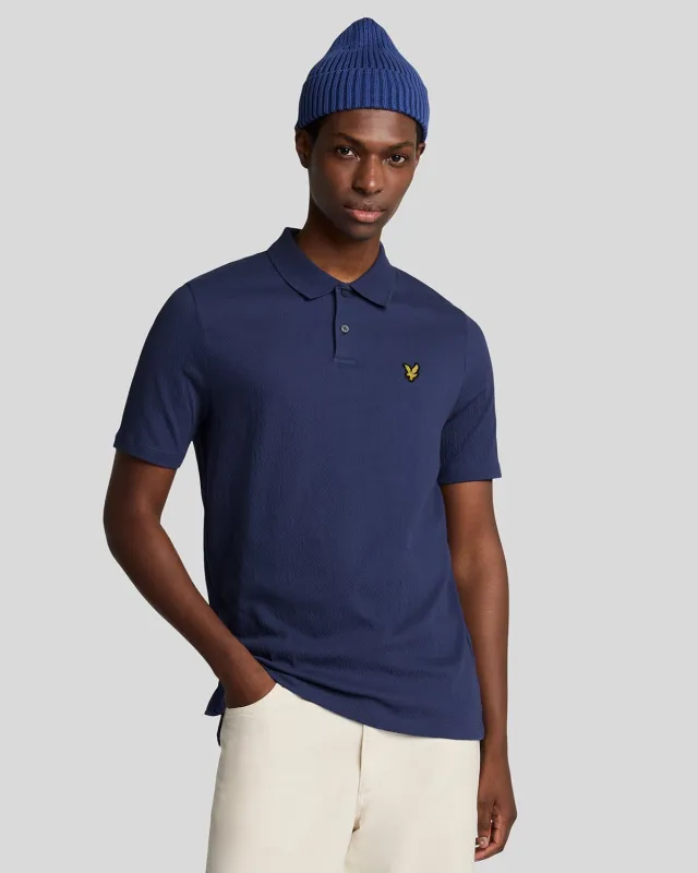 Crepe Polo Shirt sold by Lyle & Scott